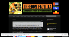Desktop Screenshot of freedomflotillawestpapua.org